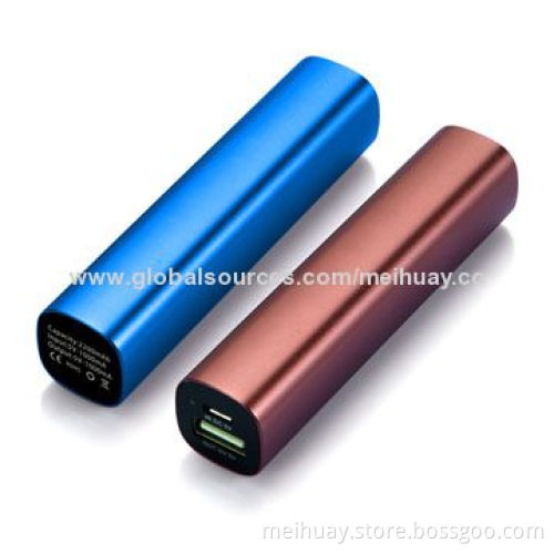 Mobile Power Bank Charger, Mini Size, Made of Aluminium